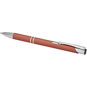 Moneta soft touch ballpoint pen, brick
