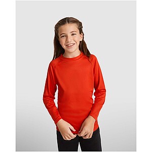 Montecarlo long sleeve kids sports t-shirt, fluor orange