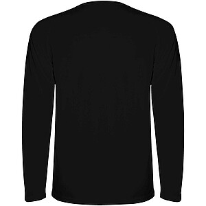 Montecarlo long sleeve kids sports t-shirt, solid black