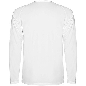 Montecarlo long sleeve kids sports t-shirt, white