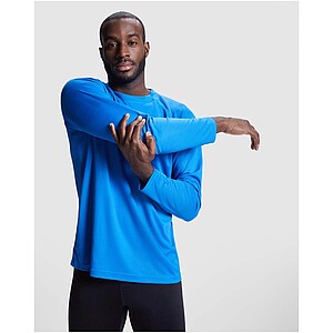 Montecarlo long sleeve mens sports t-shirt, blue