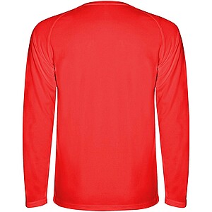 Montecarlo long sleeve mens sports t-shirt, red