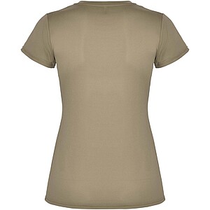Montecarlo short sleeve womens sports t-shirt, dark sand