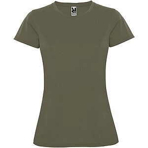 Montecarlo short sleeve womens sports t-shirt, militar green