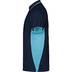 Montmelo short sleeve unisex sports polo, navy blue, size M