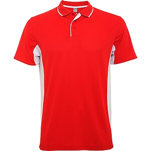 Montmelo short sleeve unisex sports polo, red, size 2XL