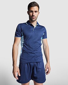 Montmelo short sleeve unisex sports polo, red, size L