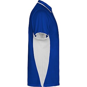 Montmelo short sleeve unisex sports polo, royal blue, size 2XL