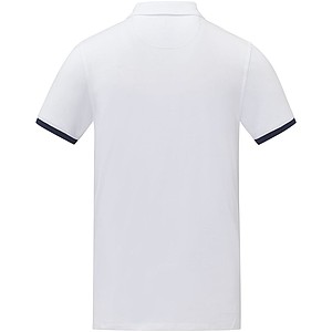 Morgan short sleeve mens duotone polo