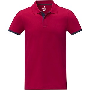 Morgan short sleeve mens duotone polo