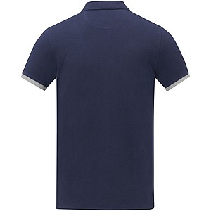 Morgan short sleeve mens duotone polo