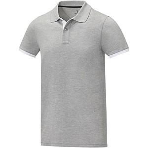 Morgan short sleeve mens duotone polo