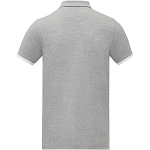 Morgan short sleeve mens duotone polo