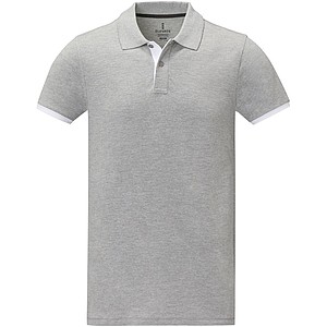 Morgan short sleeve mens duotone polo