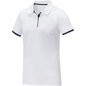 Morgan short sleeve womens duotone polo