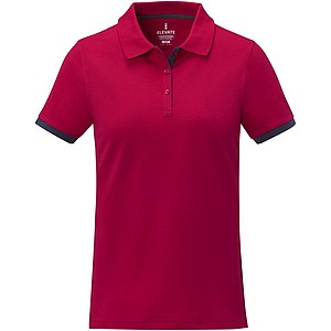 Morgan short sleeve womens duotone polo