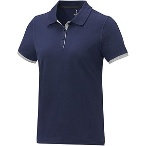 Morgan short sleeve womens duotone polo