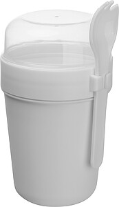 Muesli "to go" cup, 500 ml, white