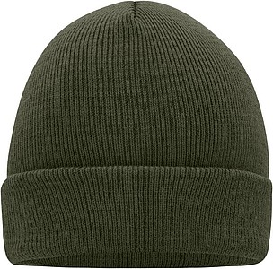 MUIRO winter knitted hat, khaki