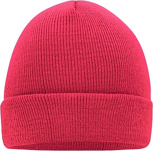 MUIRO winter knitted hat, pink