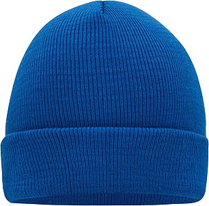MUIRO winter knitted hat, royal blue