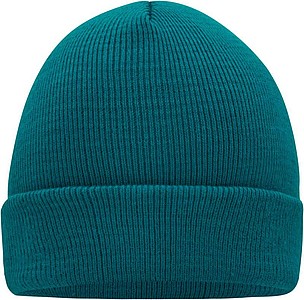 MUIRO winter knitted hat, teal