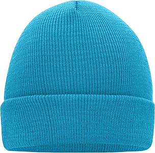 MUIRO winter knitted hat, turquise