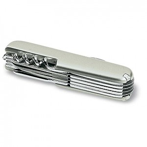 Multi-function pocket knife, silver