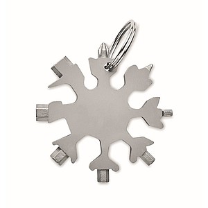 Multi-tool 17-in-1 stainless steel snowflake shaped