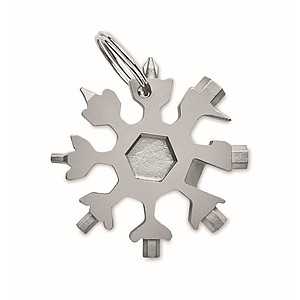 Multi-tool 17-in-1 stainless steel snowflake shaped