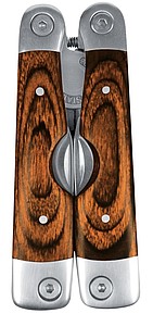 Multifunction tool, stainless steel, brown