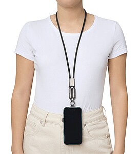 Multifunctional charging and data transfer cable, black|grey