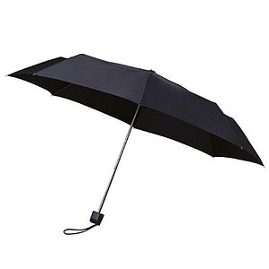 MUNCH folding manual umbrella with black construction, black