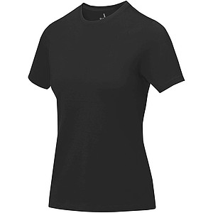Nanaimo short sleeve womens t-shirt, black, XS