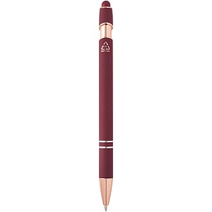 Nanna ballpoint pen with rose gold finish (blue ink), burgundy