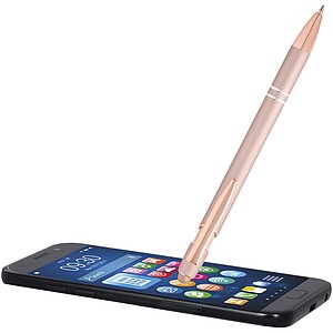 Nanna ballpoint pen with rose gold finish, dusty pink