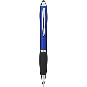 Nash coloured stylus ballpoint pen with black grip