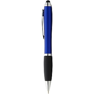 Nash coloured stylus ballpoint pen with black grip