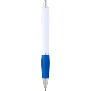 Nash recycled plastic ballpoint pen (blue ink), aqua