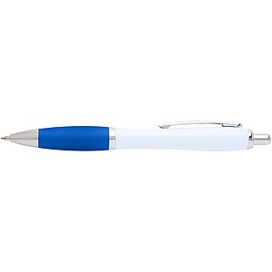Nash recycled plastic ballpoint pen (blue ink), aqua