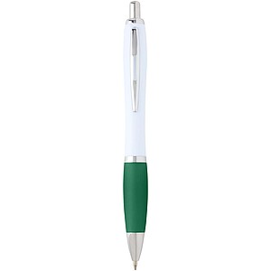 Nash recycled plastic ballpoint pen (blue ink), green