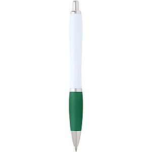 Nash recycled plastic ballpoint pen (blue ink), green