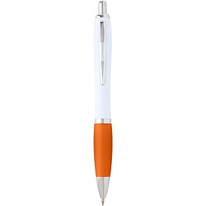 Nash recycled plastic ballpoint pen (blue ink), orange