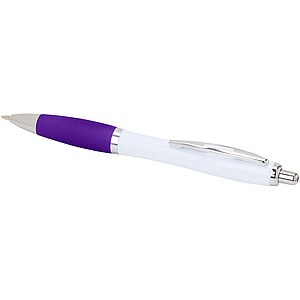 Nash recycled plastic ballpoint pen (blue ink), purple