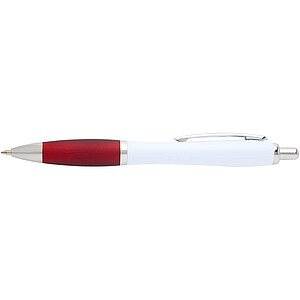 Nash recycled plastic ballpoint pen (blue ink), red