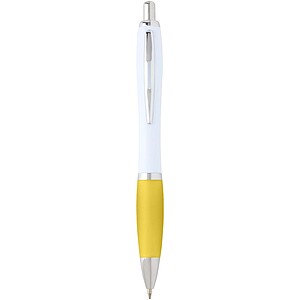Nash recycled plastic ballpoint pen (blue ink), yellow