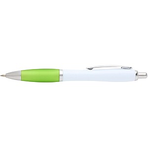 Nash recycled plastic ballpoint pen, lime green