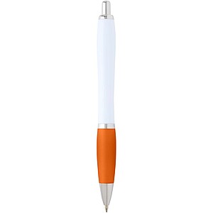 Nash recycled plastic ballpoint pen, orange