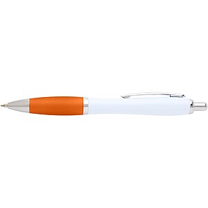 Nash recycled plastic ballpoint pen, orange
