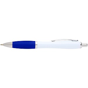 Nash recycled plastic ballpoint pen, royal blue